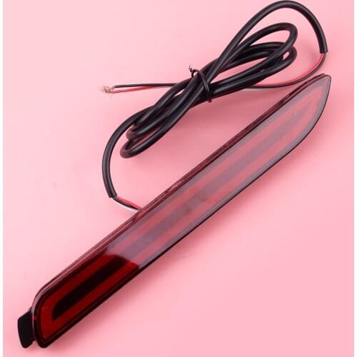 CITALL ABS Car Left Rear Fog Lamp Bumper LED Brake Light Red Fit for Toyota RAV4 2019 2020