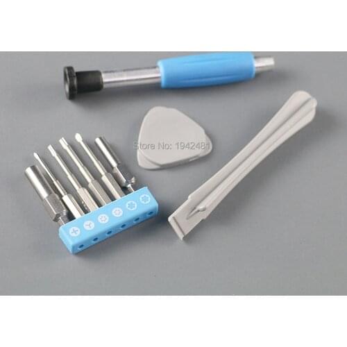1set Screwdriver Set 9+n1 Repair Tools Kit 3.8 4.5 T6 T8 Cross three wings tool for switch GB GBA SP New 3DS XL PSP