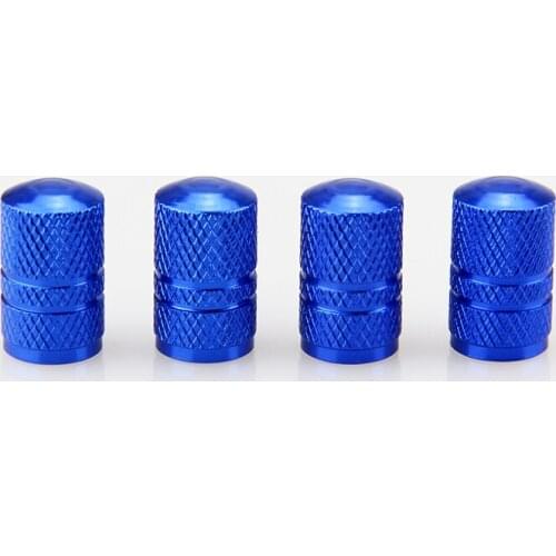 General-Use Vehicle Wheel Tire Valve Stem Caps Carving-Styling Blue Covers Automobiles Motorcycles Bicycles Tyre Accessories