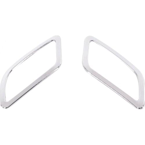 Fit For Nissan Rogue Sport Qashqai J11 2014-2017 2018 2019 Accessories Chrome Front Air Condition Vent Outlet Cover Trim 2pcs