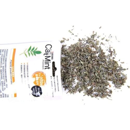 Pet Supplies Menthol Flavor Funny Cat Toys New Organic Natural Premium Catnip Cattle Grass 5g Pet Products Dropshipping