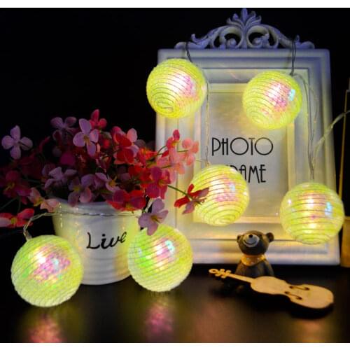 LED Squamiform Ball string light garden holiday Wedding Valentines Day party decoration fairy lights chrismtas light outdoor