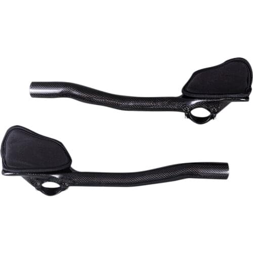 Carbon tt bar 3K Glossy Carbon Fiber Road Bike Bicycle Aero Bar Rest Handlebar Aerobar Bicycle Accessory bicycle accessories