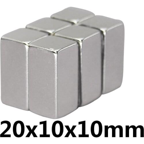 1/5/10pcs 20x10x10 mm Super Cuboid Block N35 Magnet 20x10x10mm Neodymium Magnetic 20mm*10mm NdFeB Strong Magnets 20*10*10 mm