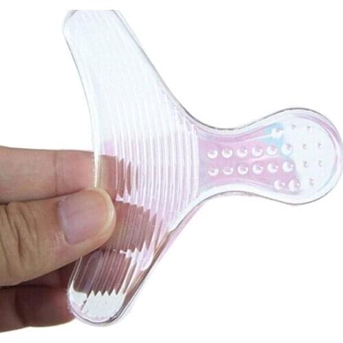 1pair T-Shaped High Heels Insoles Foot Protector Cushion Insert Fashion Silicone Gel High Heel Grip Shoe Insole Pad