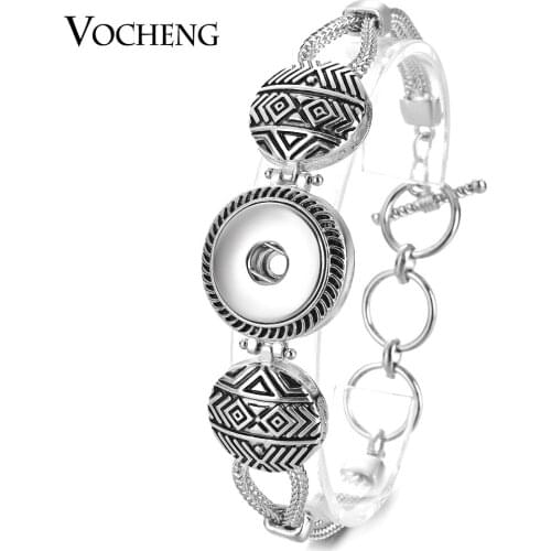 10PCS/Lot Wholesale Vocheng Ginger Snaps Jewelry Toggle Clasps 18mm Vintage Charm Bracelet NN-522*10 Free Shipping