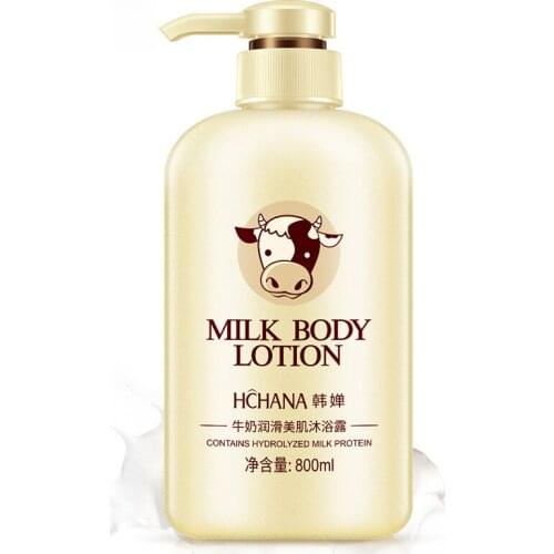 800ML Milk Whitening Moisturizing Body Lotion Tender Skin Body Cream Whitening Moisturizing Skin Nourishment Body Care