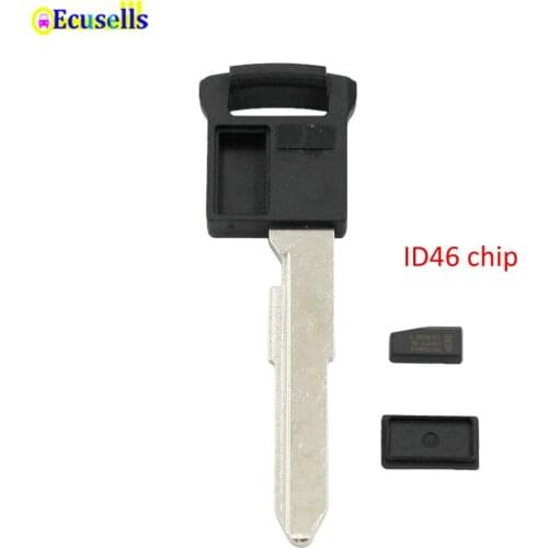 Emergency Blank Uncut Insert Key for Suzuki SX4 Grand Vitara Swift with ID46 Chip