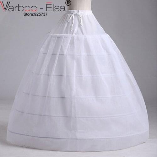 Enaguas quinceanera cheap ball gown 6 Hoops crinoline longue hoop skirt crinoline enaguas de faldas petticoats for wedding dress