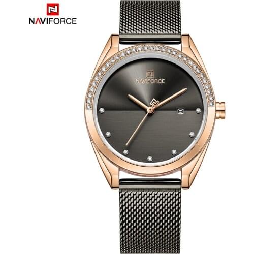 NAVIFORCE New Brand Luxury Watch Women Date Display Quartz Casual Dress Ladies Wrist Watches Gift For Girl Wife Relógio feminino