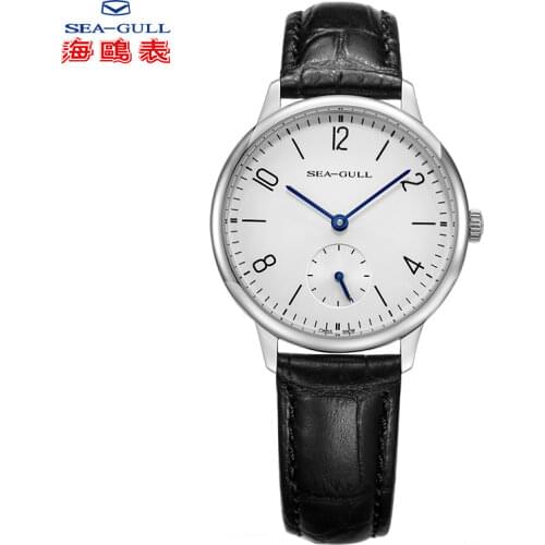 Seagull Brand Watch ultra-thin mechanical watch ladies watch fashion business leather watch D819.612L