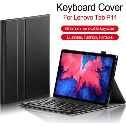 Case For Lenovo Tab P11 Xiaoxin Pad 11 inch TB-J606F Tablet Protective Bluetooth Keyboard Protector Cover PU Leather Case Mouse