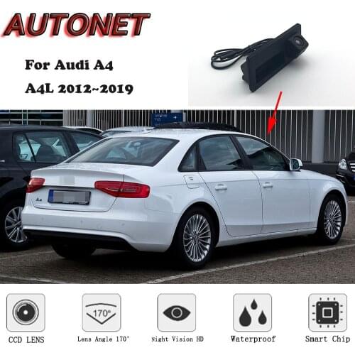 AUTONET Car Trunk Handle Camera For Audi A4 A4L 2012 2013 2014 2015 2016 2017 2018 2019 Night Visioin Backup Rear View camera