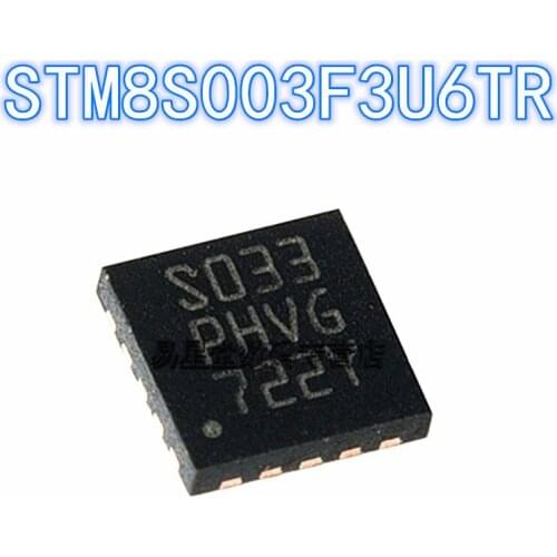 5PCS-50PCS 100% new original authentic STM8S003F3U6TR QFN-20 8S003F3U6TR QFN20 8-bit microcontroller chip