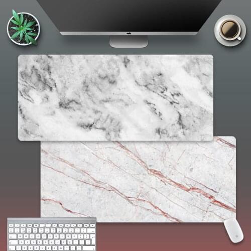 Fashion Large Marble Grain Mouse Pad Office Computer Desk Mat Modern Table Game Keyboard Laptop Cushion Soft Top Quality