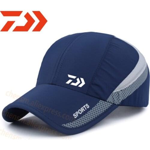 Dawa Mens Summer DAIWA Fishing Quick-drying Baseball Cap Outdoor Leisure Hiking Sun Hat Female Cap Net Mesh Cap