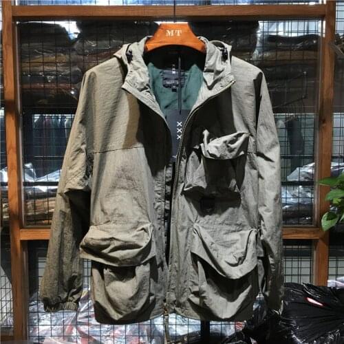 Autumn Winter Thick Loose Fashion Jacket Outdoor Trekking Climbing Casual Tooling Hooded Hiking Coat Mens Fishing Camping Tops