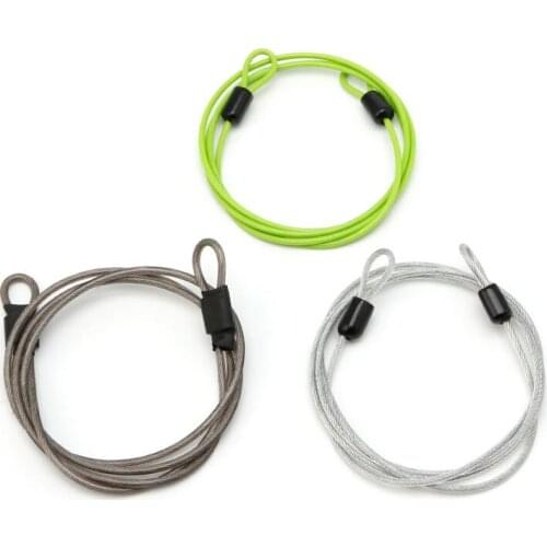 Useful Bicycle Cable Lock 100cm x 2mm Cycling Security Loop Cable Lock Bicycle Bikes Scooter Guard U-Lock