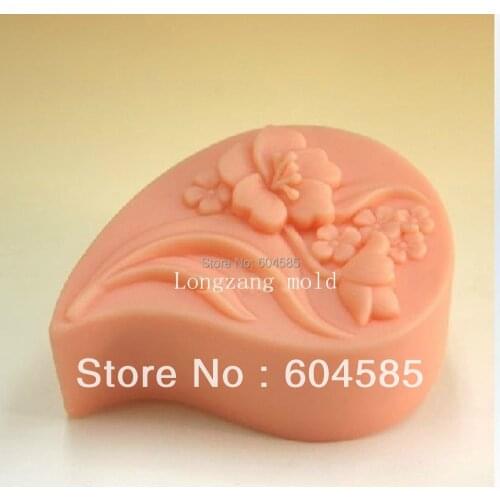 Cute Flowers 50367 Craft Art Silicone Soap mold Craft Molds DIY Handmade soap molds