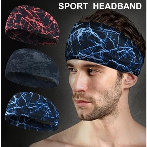 Sport Sweat Headband Sweatband Yoga Hair Bands Running Cycling Dance Fitness Head Anti Sweat Bands For Men Women