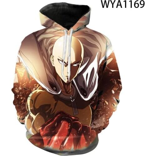 2020 One Punch Man Hoodies Men Women Children Fashion Boy Girl Kids Hooded Sweatshirts Anime Streetwear Cool Pullover Hoody