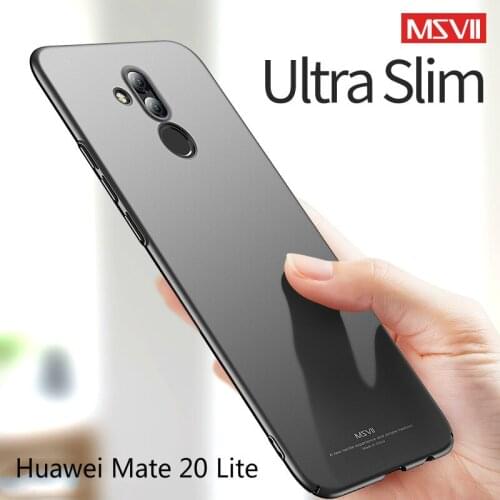 MSVII Slim Case For Huawei Mate 20 Lite Case Cover Matte Back Covver For Huawei Mate 20 Pro Phone Case For Mate20 Pro Lite Cover