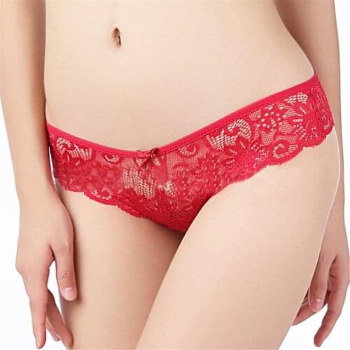 3PCS/Set Panties Female Underpants Sexy New Fashion Women Underwear Breathable Soft Lace Lingerie Sleepwear Thong G-String