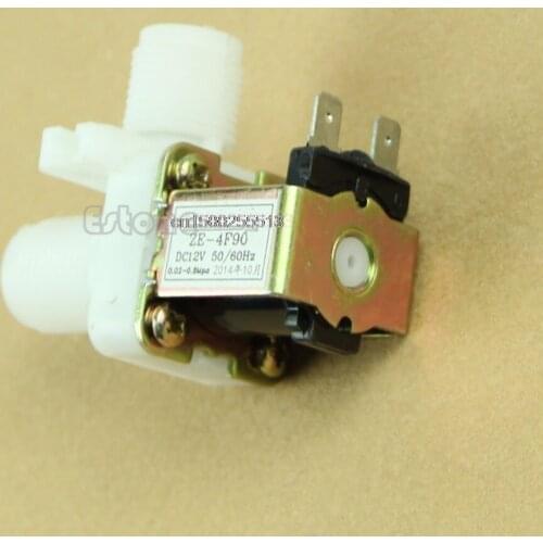 Water Valve DC 12V Electric Solenoid Valve Magnetic N/C Water Air Inlet Flow Switch 1/2"
