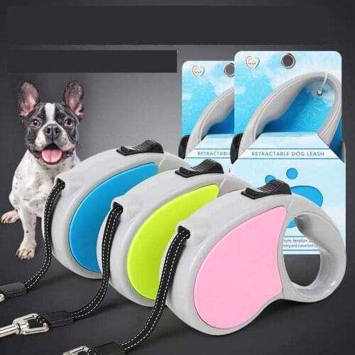 Top Quality Top Shepherd Retractable Dog Leash Large Dogs Pet Accessories Durable Lead Leash Coleira Para cachorro Drop Shipping