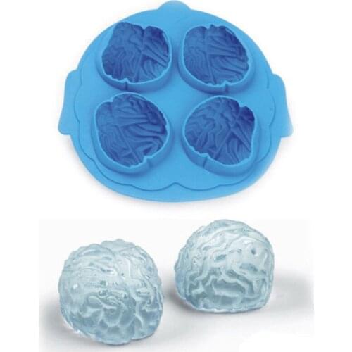 Funny Brain Freeze Ice Cubes Maker 4 Form Freeze Ice Cube Tray ,Bar Party Romantic Cocktail Party For Drink Ice New Tricks Maker