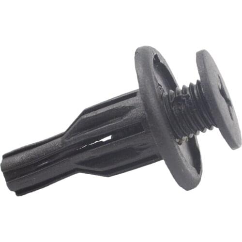 100pcs Auto Bumper 10mm Hole Plastic Expansion Rivet Fastener Retainer Clip For Toyota