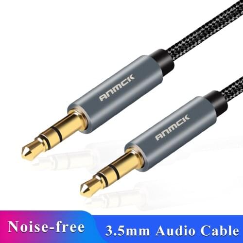 Anmck 10/15/20M Jack 3.5 Audio Cable 3.5mm Speaker Line Aux Cable for Samsung galaxy s8 Car Headphone Xiaomi redmi 4x Audio Jack