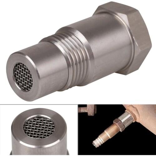 Car CEL Fix Check Engine Light Eliminator Oxygen O2 Sensor Protective Shell Plug Adapter with Mini Catalyst M18 x 1.5