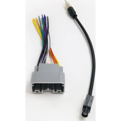 Biurlink Car Radio Wiring Harness Cable Wire Fakra Adapter for Jeep Wrangler Dodge Chrysler