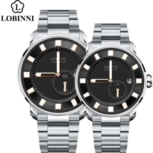 Switzerland Couple Watches Luxury Brand Lover Watches Men Woman Japan Miyota Mechanical Watch Automatic Clock Sapphire relogio