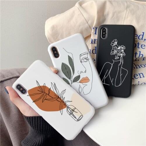 Abstract Art Line Fundas For Samsung Galaxy A72 A52 A32 A12 A02 A50 A70 A21 S A21S A11 A31 A41 A51 A71 A10 A20e M51 M30 M31 Case