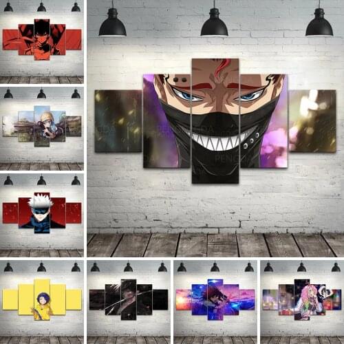 Canvas Painting Hd Printed Home Decoration Japanese Animation Character Pictures Poster Cartoon Wall Art For Living Room Artwork