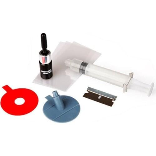 Car Glass Repair Tool Set Car Windshield Repair Injector Windscreen Glass Scratch Crack Restore DIY Kit For Window Screen Crack