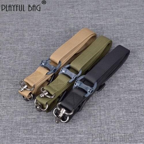PB Playful bag MS4 rope American style single point rope Outdoor tactical belt Multifunctional rope Nylon CS toy parts QF13S