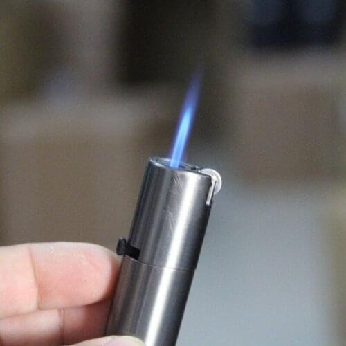 Semicircle Fixed Fire Straight Into Creative Inflatable Metal Lighter Smoke Accesoires Briquets Et Accessoires Fumeurs Men Gift