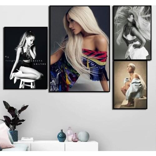 Pop Star (Ariana Grande) Canvas Painting Poster HD Print Wall Art Living Room Home Decoration