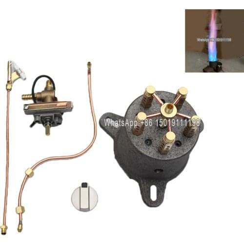 6-hole high pressure fire burner,household gas stove,portable burner,desktop outdoor gas stove,pan burner,barbecue gas stove