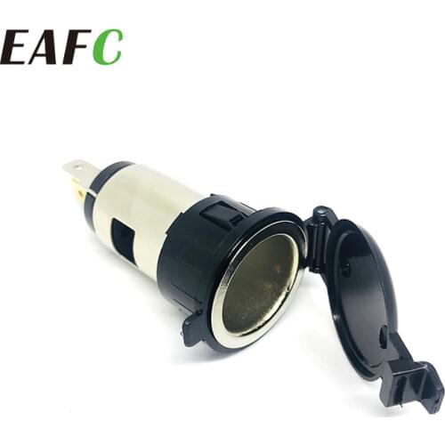 12V Waterproof Car Auto Motorcycle Cigarette Lighter Power Plug Socket for Motorcycles Boats Mowers Tractors Cars Power Adapter