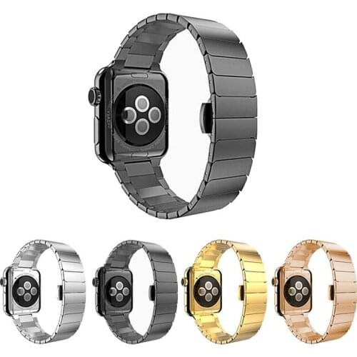 For Apple Watch SE 6 5 4 3 2 1 Wrist Strap 40mm 44mm Business Watchband For AppleWatch Series 42mm 38mm iWatch 6 Smartwatch Band