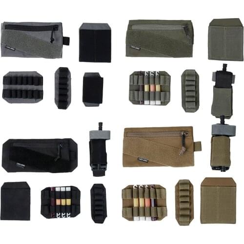 Tactical 5-piece set Special Accessory Pouch Bag for New Chest Hanger BK/CB/RG/WG