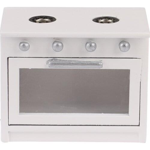 1Pc 1:12 Dollhouse Miniature Wooden Cooking Bench Stove Top Kitchen Room Furniture Toys