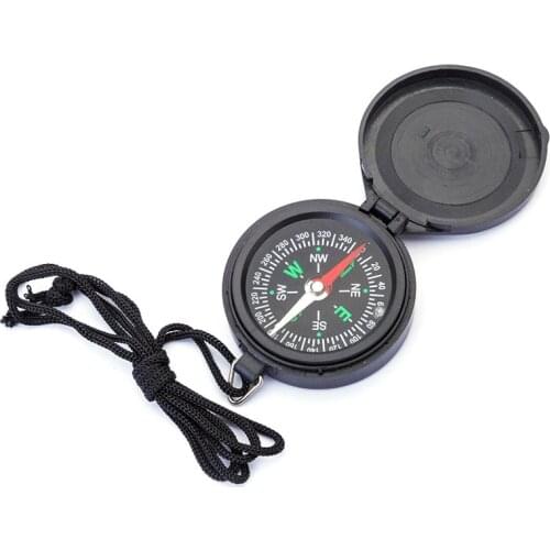 1PC Portable Mini Precise Compass Practical Guider for Camping Hiking North Navigation Survival Button Design Compass