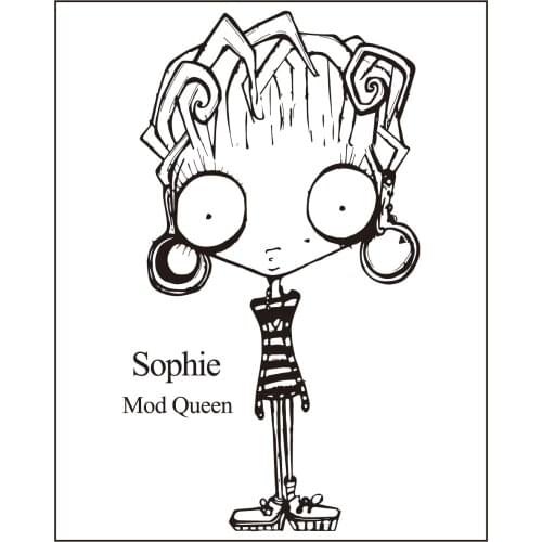 10x8 cool girl Transparent Clear Rubber Stamp Sheet Cling Scrapbooking Photo Album PaperCard DIY Craft