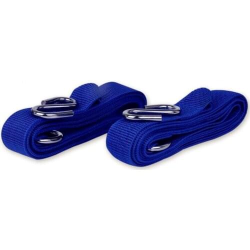 2018 outdoor hammock special widened nylon tie rope with steel ring hang buckle strap 2pcs/pair with storage bag