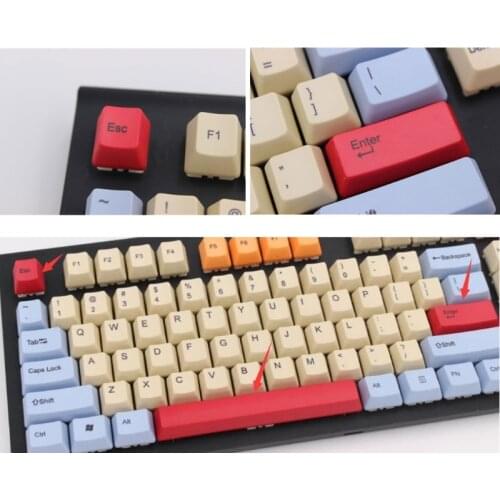 3Pcs/Set PBT OEM Keycaps Cherry Profile Spacebar Mechanical Keyboard Key cap 1XCB